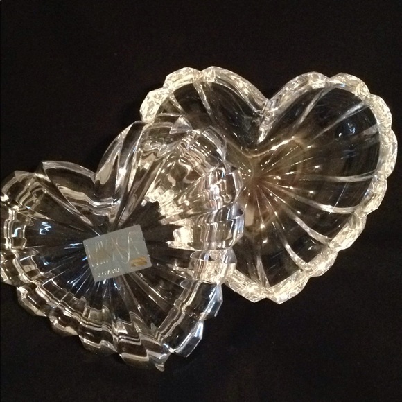 Accessories - Crystal trinket jewelry box never used